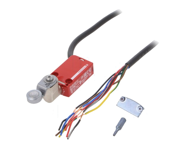 Eindschakelaar; hefboom R 30,4mm, metalen rol Ø16mm; 1,5A; IP68 Eindschakelaar; hefboom R 30,4mm, metalen rol Ø16mm; 1,5A; IP68